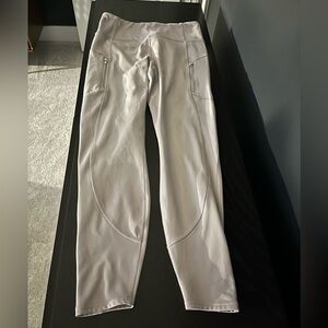 Athleta Light Gray Performance Leggings